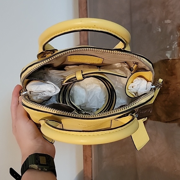 Yellow Coach Handbag - Picture 4 of 4